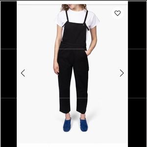 Loup Black Knot Overalls Jumpsuit - M